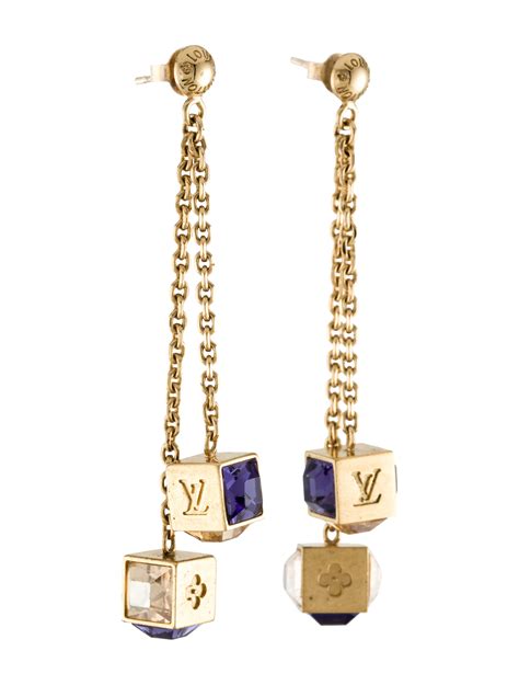 louis vuitton 925 drop chain earrings|Louis Vuitton key holders.